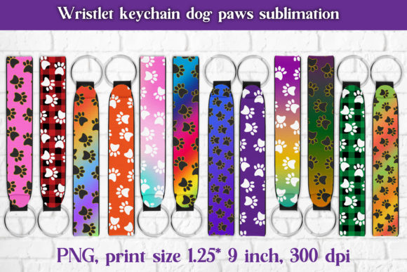 Customizing Memories: The Ultimate Guide to Wristlet Keychain Dog Paws Sublimation