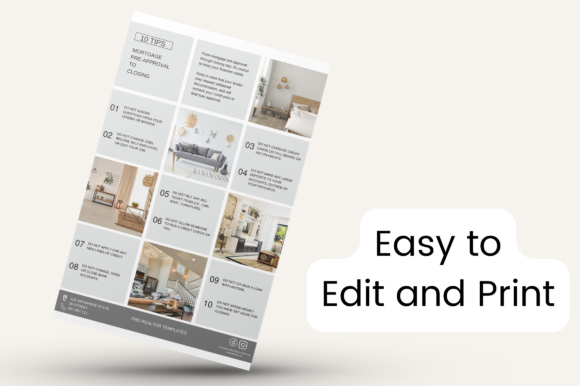 Elevating Client Engagement with the Premium Mortgage Tips Flyer