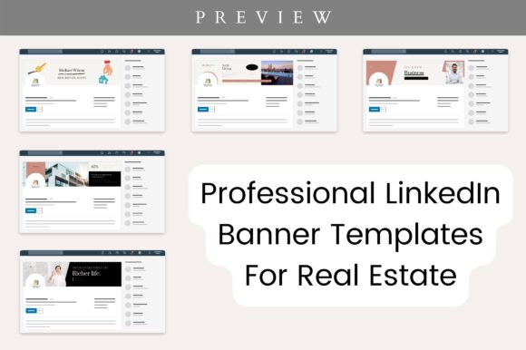 Elevating Your Professional Profile: A Guide to 5 Free Editable Real Estate LinkedIn Banners