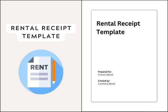 Professional Rental Receipt Templates for Canva