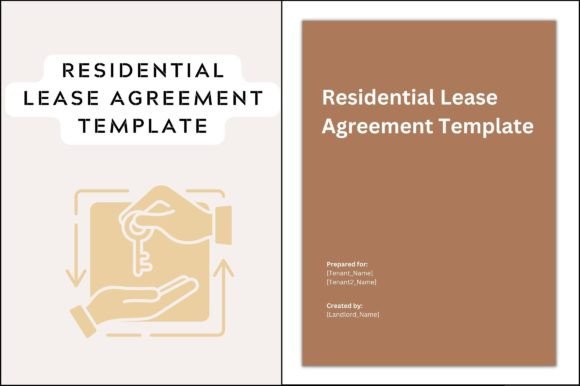 Streamlining Property Management with a Residential Lease Contract Word Canva Template