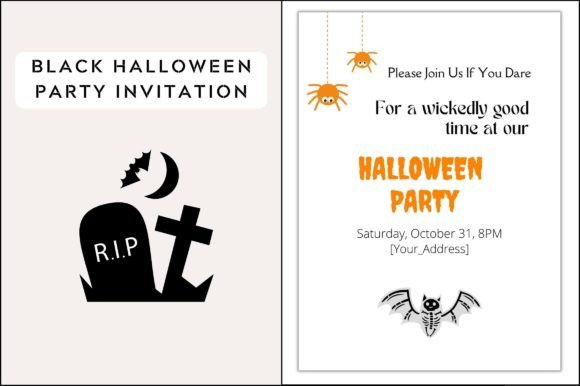 Streamlining Your Halloween Planning with a Black Halloween Invite Card Printable