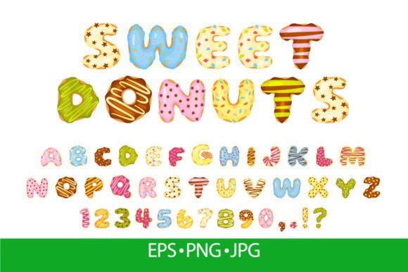 Sweet Donuts Alphabet: A Tasty Design Tool